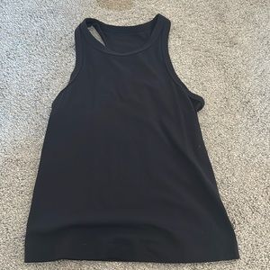 Black lululemon athletic tank